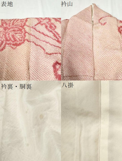 平和屋着物●豪華振袖　総絞り　青海波　桐　正絹　逸品　CABG0492yc