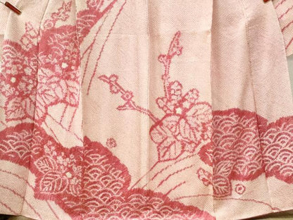 平和屋着物●豪華振袖　総絞り　青海波　桐　正絹　逸品　CABG0492yc