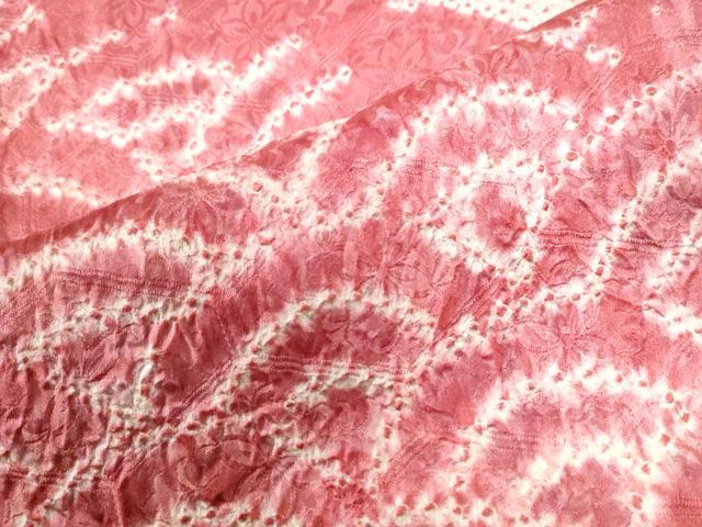 平和屋着物●豪華振袖　総絞り　青海波　桐　正絹　逸品　CABG0492yc