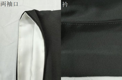 平和屋着物●豪華黒留袖　友禅　作家物　花鳥文　暈し染め　正絹　逸品　CABG0498yc