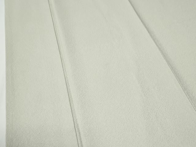 平和屋着物●上質な色無地　紋意匠　象牙色　正絹　逸品　CABG0519yc