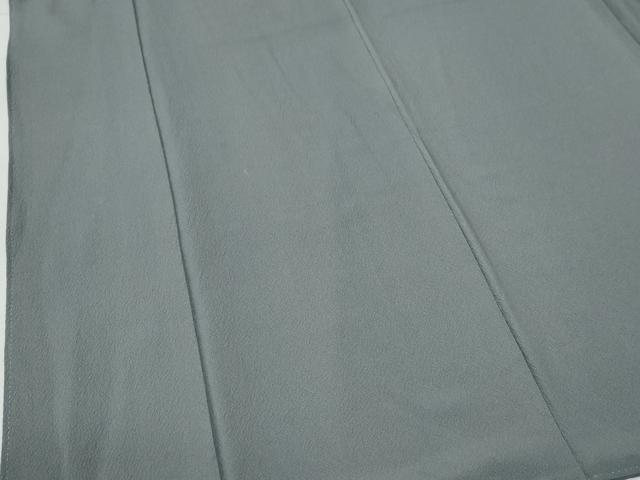 平和屋着物●上質な色無地　鼠色　正絹　逸品　CABG0529yc