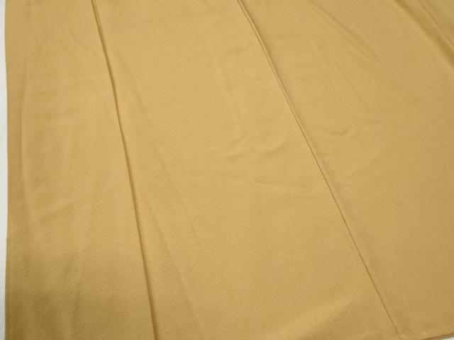 平和屋着物●上質な色無地　飴色　正絹　逸品　CABG0534yc