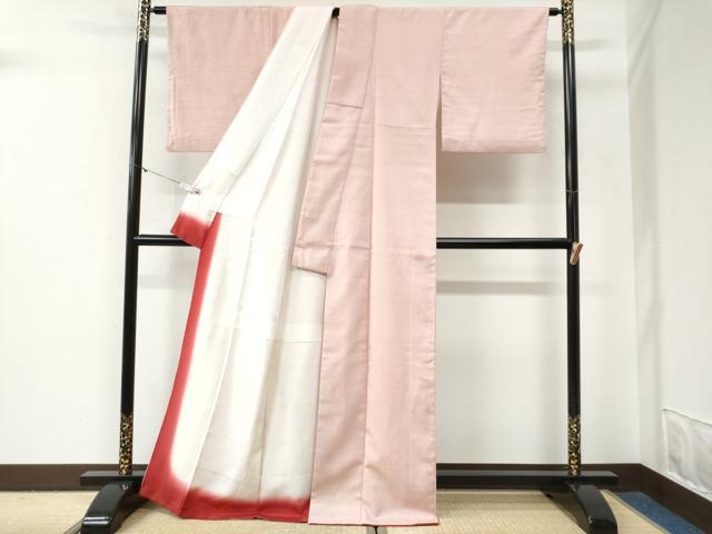平和屋着物●本塩沢　蚊絣　正絹　逸品　CABG0543yc