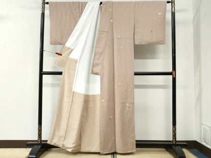 平和屋着物●上質な小紋　毬　玩具　宝尽くし　御召縮緬　正絹　逸品　CABG0550yc