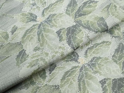 平和屋着物●本場大島紬　白大島　7マルキ　総絣　草花文　正絹　逸品　CABG0557yc