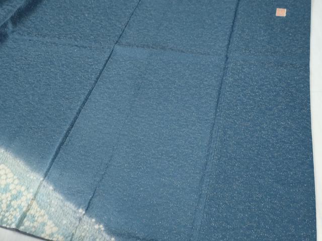 平和屋着物●十日町 名門 滝泰謹製 中国三大刺繍 相良刺繍 訪問着 朧染め 重ね絞り 辻が花 暈し染め 金通し地 鈴乃屋扱い 逸品 CABG0564yc