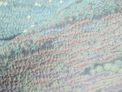 平和屋着物●十日町 名門 滝泰謹製 中国三大刺繍 相良刺繍 訪問着 朧染め 重ね絞り 辻が花 暈し染め 金通し地 鈴乃屋扱い 逸品 CABG0564yc