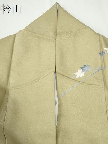 平和屋着物●訪問着　友禅　草花文　暈し染め　正絹　逸品　CABG0571yc
