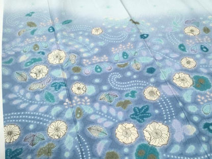 平和屋着物●訪問着　作家物　辻が花　絞り　暈し染め　正絹　逸品　CABG0573yc