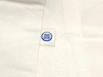 平和屋着物●長襦袢　無双仕立て　梅地紋　正絹　逸品　CABG0592yc