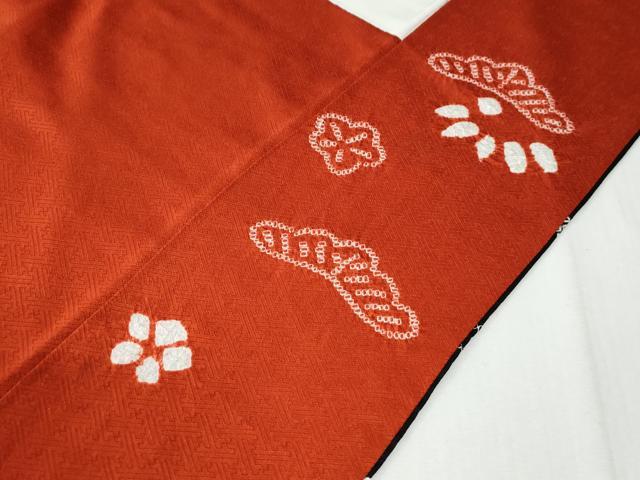 平和屋着物●訪問着　総絞り　松竹梅　黒地　正絹　逸品　CABG0599yc