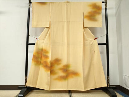 平和屋着物●箔工芸作家　河村喜之助　訪問着　霞文　暈し染め　正絹　逸品　未使用　CABG0616yc