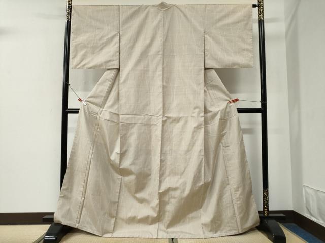 平和屋着物●本場大島紬　9マルキ　立涌文　正絹　逸品　CABG0620yc