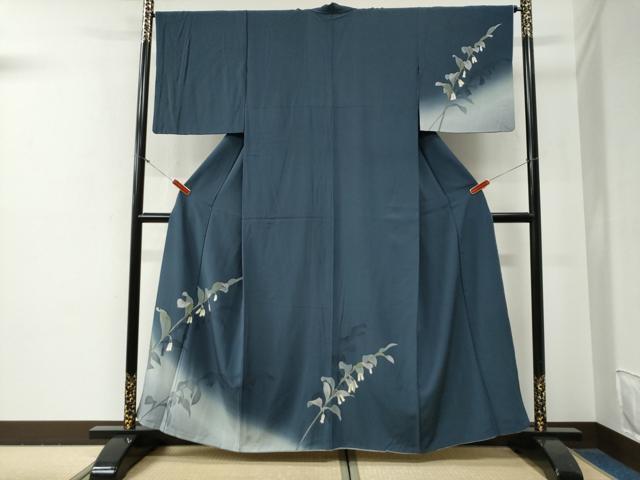 平和屋着物●訪問着　枝花文　暈し染め　やまと誂製　正絹　逸品　CABG0625yc