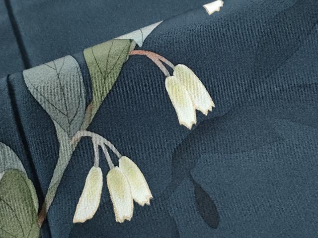平和屋着物●訪問着　枝花文　暈し染め　やまと誂製　正絹　逸品　CABG0625yc