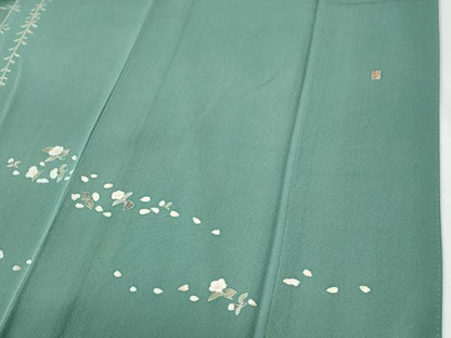 平和屋着物●訪問着　作家物　童子遊び　ロング丈　正絹　逸品　CABG0626yc