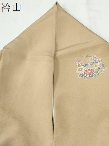 平和屋着物●上質な小紋　草花丸文　金彩　正絹　逸品　CABG0628yc