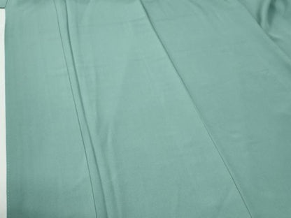 平和屋着物●上質な色無地　ワンポイント　枝花文　青磁色　ロング丈　正絹　逸品　CABG0635yc