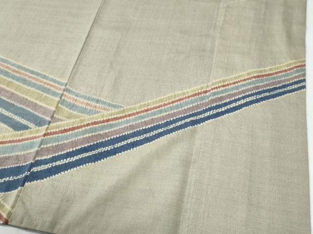 平和屋着物●訪問着　紬地　絞り　吉祥文　正絹　逸品　CABG0646yc
