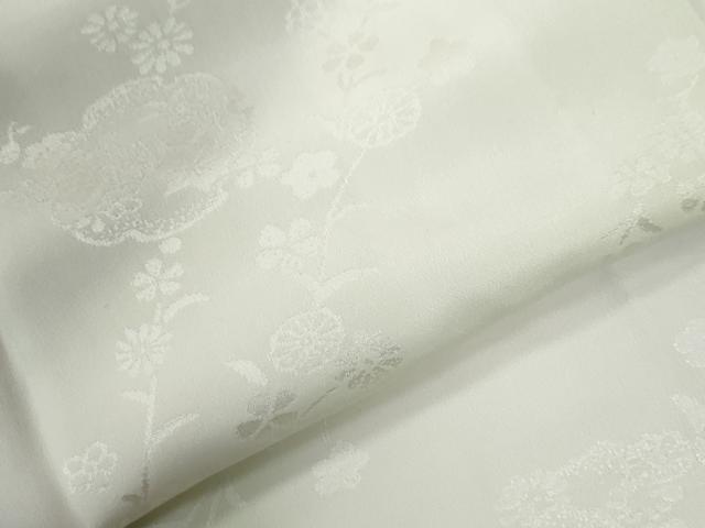 平和屋着物●長襦袢　袷　雪輪枝花地紋　暈し染め　正絹　逸品　CABG0661yc