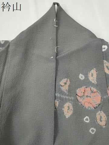 平和屋着物●訪問着　辻が花　絞り　正絹　逸品　CABG0671yc