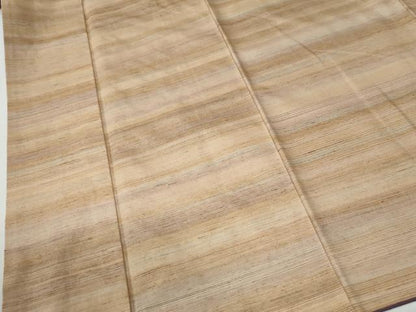 平和屋着物●上質な紬　霞文　正絹　逸品　CABG0678yc