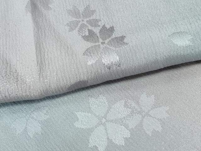 平和屋着物●長襦袢　無双仕立て　舞桜地紋　暈し染め　やまと誂製　正絹　逸品　未使用　CABG0687yc