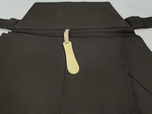 平和屋着物●男性　馬乗り袴　吉祥文　正絹　逸品　CABG0696yc