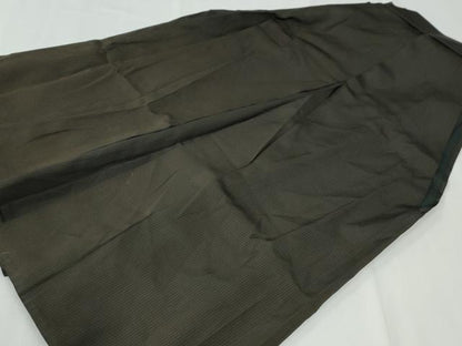平和屋着物●男性　馬乗り袴　縞　正絹　逸品　CABG0697yc
