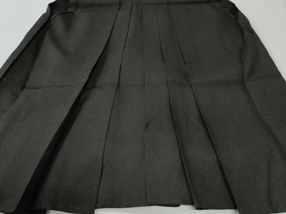 平和屋着物●男性　馬乗り袴　吉祥文　黒地　正絹　逸品　CABG0699yc