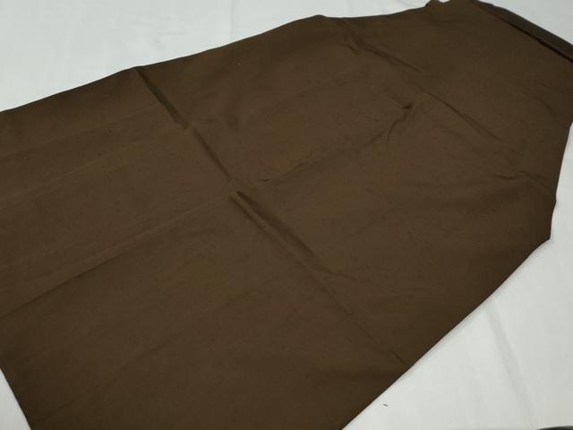 平和屋着物●男性　馬乗り袴　紬地　色無地　憲法色　正絹　逸品　CABG0702yc