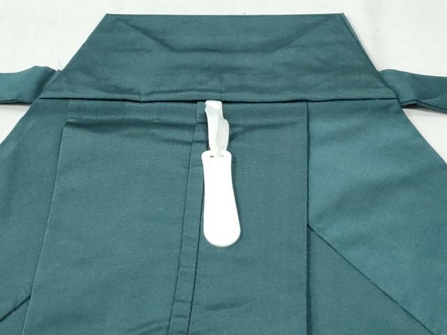 平和屋着物●男性　馬乗り袴　色無地　青碧色　洗える着物　CABG0707yc