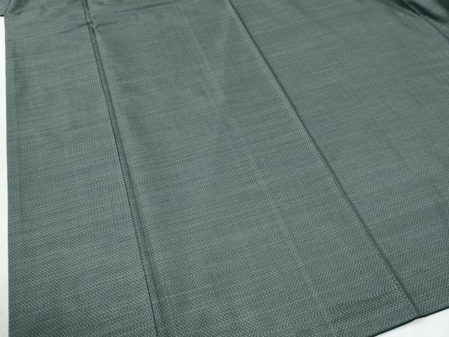 平和屋着物●男性　本場大島紬　アンサンブル　格子　キングサイズ　正絹　逸品　CABG0723yc