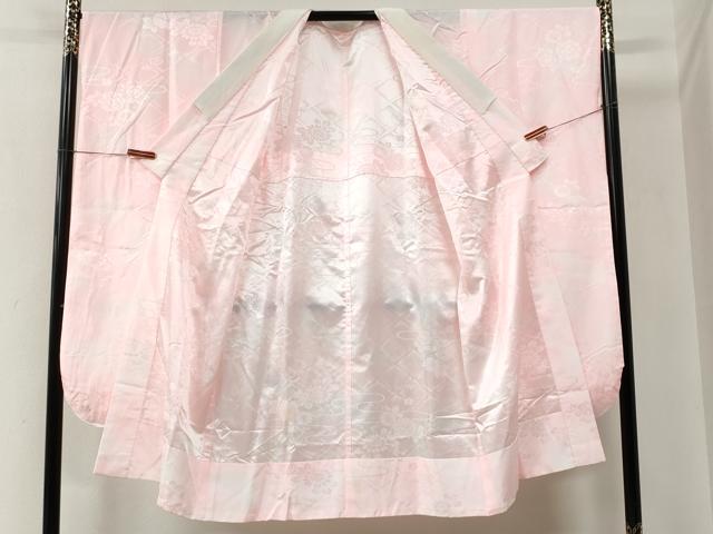 平和屋着物●豪華振袖・長襦袢セット　毬舞桜文　暈し染め　金彩　正絹　逸品　CABG0743yc
