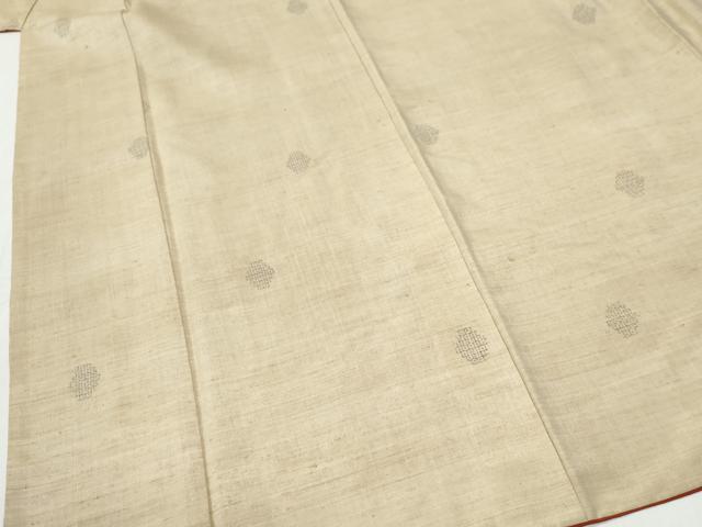 平和屋着物●結城紬　80亀甲　飛び亀甲柄　吉祥文　正絹　逸品　CABG0756yc