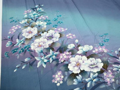 平和屋着物●豪華振袖　草花文　暈し染め　金彩　正絹　逸品　CABG0773yc