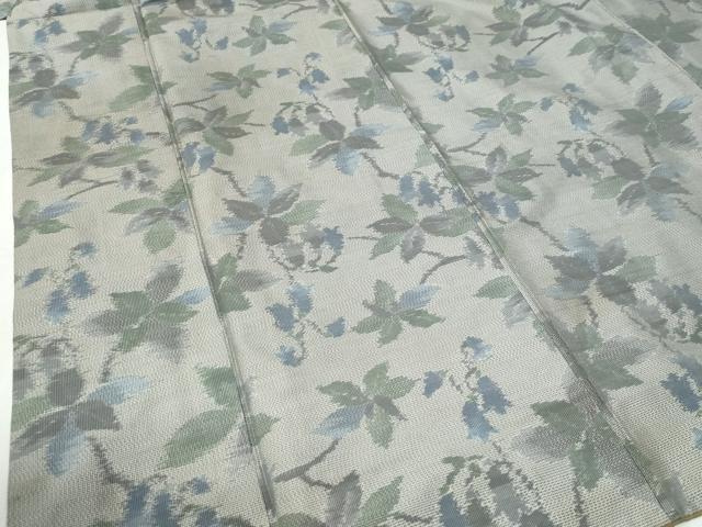 平和屋着物●本場大島紬　7マルキ　総絣　枝花文　正絹　逸品　CABG0777yc