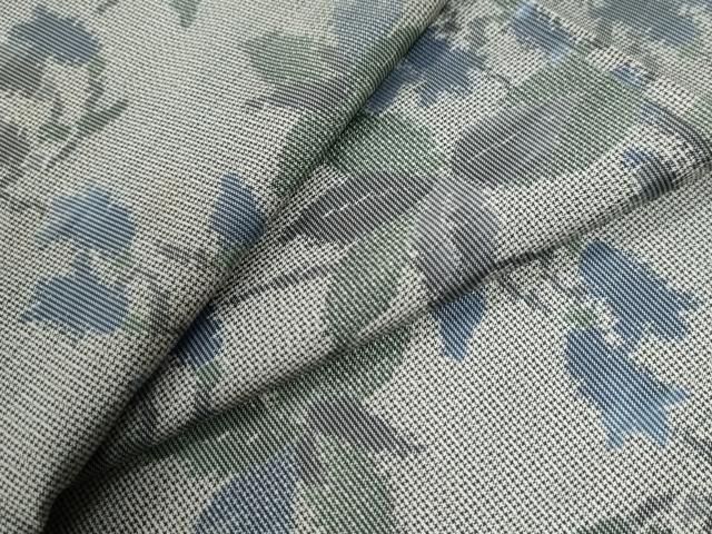 平和屋着物●本場大島紬　7マルキ　総絣　枝花文　正絹　逸品　CABG0777yc