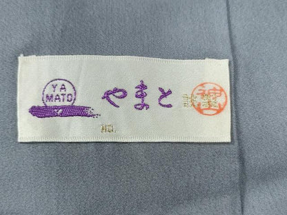 平和屋着物●訪問着　白山紬　霞文　やまと誂製　正絹　逸品　CABG0789yc