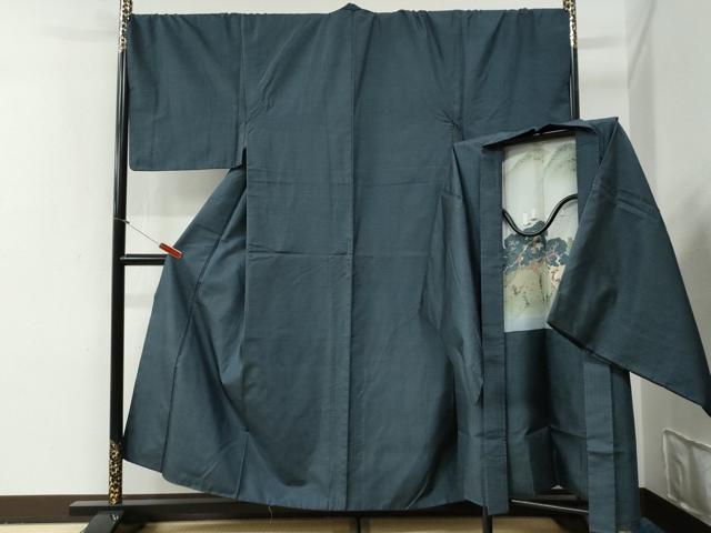 平和屋着物●男性　本場大島紬　アンサンブル　100亀甲　総詰め　キングサイズ　正絹　逸品　CABG0796yc