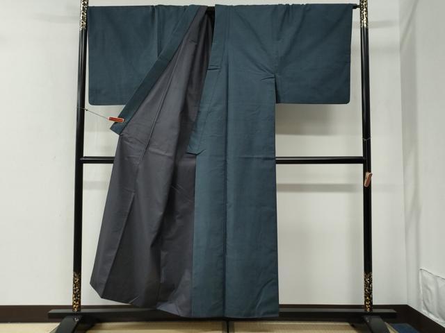 平和屋着物●男性　本場大島紬　アンサンブル　100亀甲　総詰め　キングサイズ　正絹　逸品　CABG0796yc