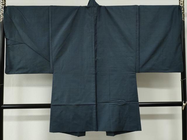 平和屋着物●男性　本場大島紬　アンサンブル　100亀甲　総詰め　正絹　逸品　CABG0797yc