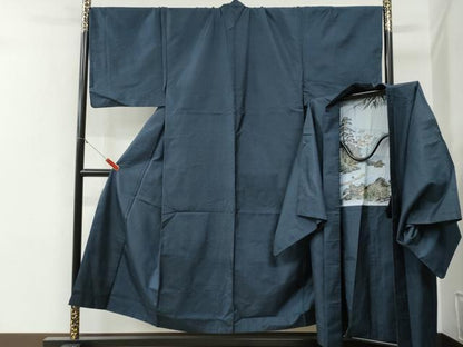 平和屋着物●男性　本場大島紬　アンサンブル　100亀甲　総詰め　やまと誂製　キングサイズ　正絹　逸品　CABG0833yc
