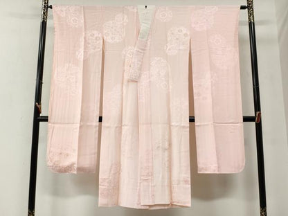 平和屋着物●豪華振袖・長襦袢セット　絞り　刺繍　唐子牡丹花車文　暈し染め　金彩　正絹　逸品　未使用　CABG0835yc