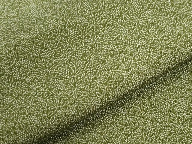 平和屋着物●江戸小紋　南天小紋柄　鬼しぼ縮緬　正絹　逸品　CABG0837yc