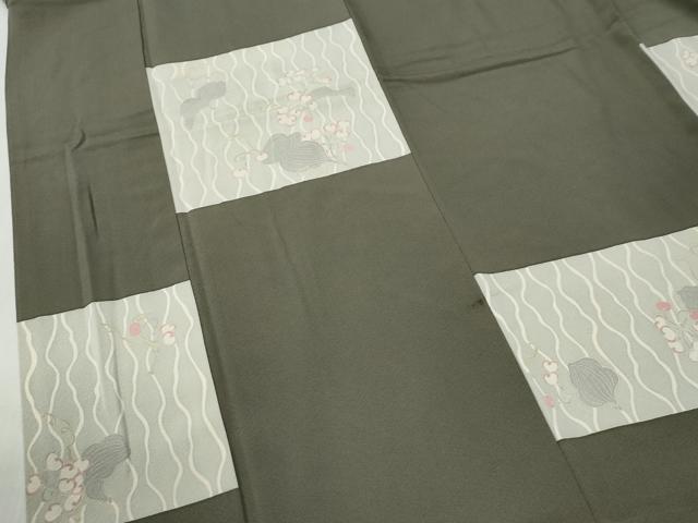 平和屋着物●本加賀友禅作家　中正享子　訪問着　立涌花唐草文　さが美扱い　正絹　逸品　CABG0839yc