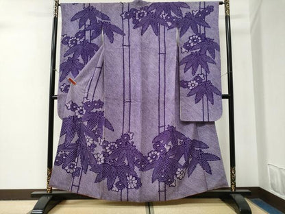 平和屋着物●豪華振袖　総絞り　笹竹花文　正絹　逸品　CABG0842yc