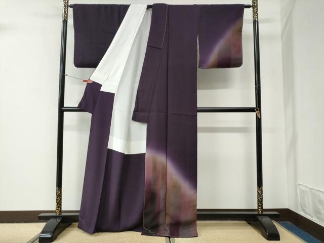 平和屋着物●訪問着　霞文　暈し染め　正絹　逸品　未使用　CABG0853yc