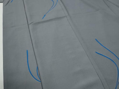 平和屋着物●世界的人形師　辻村寿三郎　ジュサブロー　小紋　兎　正絹　逸品　CABG0865yc